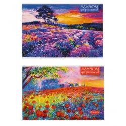 Альбом для рисования Цветочное поле, А4, 20 листов