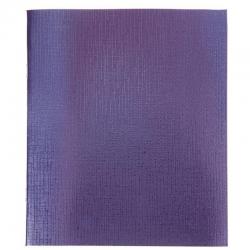 Тетрадь Metallic. Фиолетовая, бумвинил, А5, 48 листов, линия