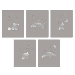 Тетрадь Total grey. Nature, А5, 48 листов, клетка