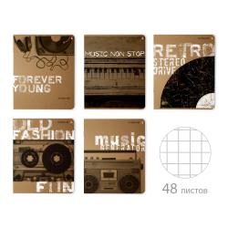 Тетрадь Music forever, 48 листов, клетка