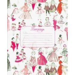 Тетрадь №10 Мода Pink, 48 листов, А5, клетка, в обложке (00970)