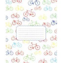 Тетрадь №67 Велосипеды, 48 листов, А5, клетка, в обложке (91294)