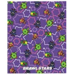 Тетрадь Brawl Stars, 48 листов, клетка, фиолетовая