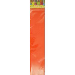 Бумага цветная крепированная, оранжевая, 1 лист
