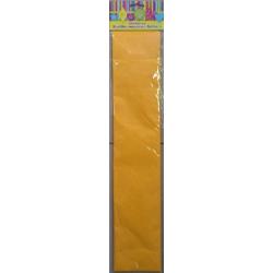 Бумага цветная крепированная, светло-оранжевая, 1 лист