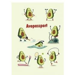 Обложка на паспорт Авокадо (slim)