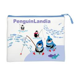 Папка на молнии Пингвины, А5, 26x20 см