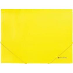 Папка на резинках Neon, А4, до 300 листов, желтая