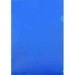 Папка-уголок A4 пластик 0.18мм синий (E310/1BLU)