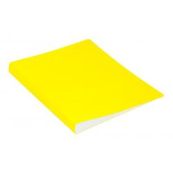 Папка с металлическим зажимом Бюрократ. Double Neon, цвет желтый, A4, арт. DNE07СYEL