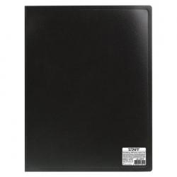Папка с 100 файлами Staff, A4, 0,7 мм, черная