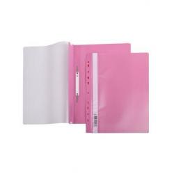 Папка-скоросшиватель, А4, 140/180 мкм, розовая