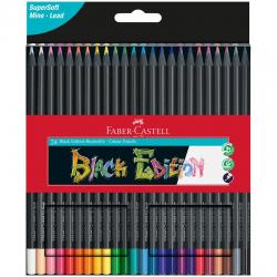 Карандаши цветные Black Edition, 24 цветов