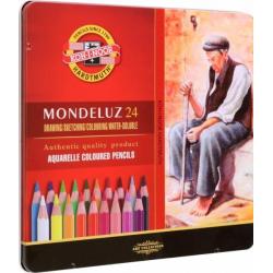 Карандаши акварельные Mondeluz Old Man 3724, 24 цвета