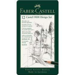 Карандаши чернографитные Castell 9000, 12 штук
