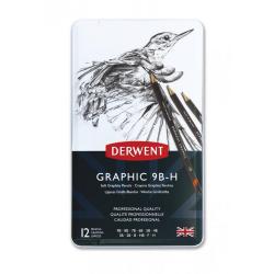 Набор чернографитных карандашей Graphic Soft, 12 штук
