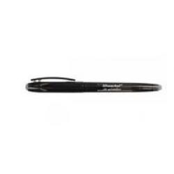 Ручка гелевая Silwerhof No Mistakes, стираемая, 0,7 мм, черные чернила, с ластиком, арт. 016076-02