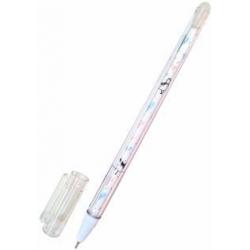 Ручка гелевая, со стираемыми чернилами Белая, 0,5 мм, цвет чернил черный, арт. BSGP002-01-case