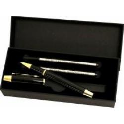 Ручка гелевая черная 0.5 мм, в подарочной коробке (S158)