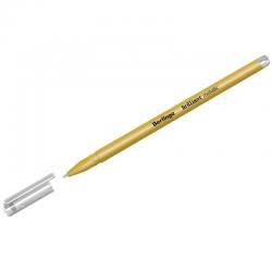 Ручка гелевая Brilliant Metallic, 0,8 мм, золото металлик