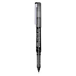 Ручка-роллер Deli. MATE, стреловидный наконечник, черные чернила, 0,5 мм, арт. EQ20220