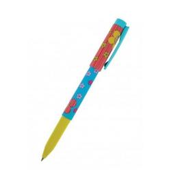 Ручка шариковая FreshWrite. Цветы-сердечки, 0,7 мм, синяя
