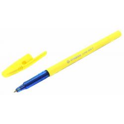 Ручка шариковая Liner Pastel 808 F, ванильный корпус, синие чернила