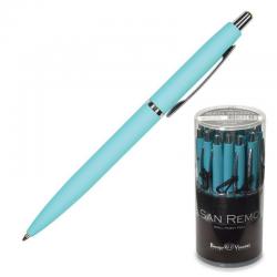 Ручка шариковая San Remo, 1 мм, синие чернила, голубой корпус