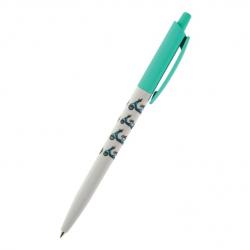 Ручка шариковая HappyClick. Мопеды, 0.5 мм, синяя