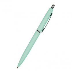 Ручка шариковая автоматическая San Remo, 1.0 мм, синяя (мятный металлический корпус)