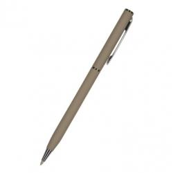 Ручка шариковая автоматическая Palermo, 0.7 мм, синяя (серый металлический корпус)