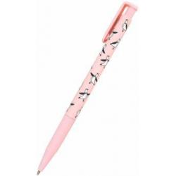 Ручка шариковая автоматическая Bunny. Розовая, 0,7 мм, цвет чернил синий, арт. BSBP003-01-case