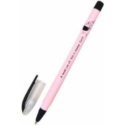 Ручка шариковая с колпачком Bunny. Розовая, 0,7 мм, цвет чернил синий, арт. BSBP006-04-case