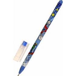 Ручка масляная Pop Art, синяя, в ассортименте