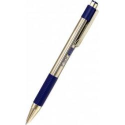 Ручка шариковая автоматическая Zebra (синяя) (F-301/301 BL)