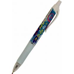 Ручка шариковая Цвет, синяя, в ассортименте
