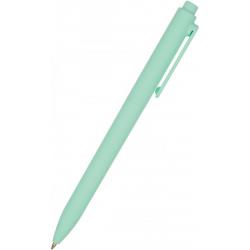 Ручка шариковая автоматическая SoftClick Zefir, под персонализацию, синяя