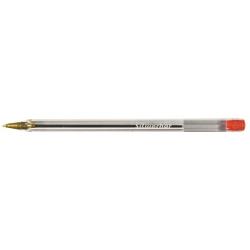 Ручка шариковая Silwerhof. Simplex, красные чернила, 0,7 мм, одноразовая, арт. 016045-04