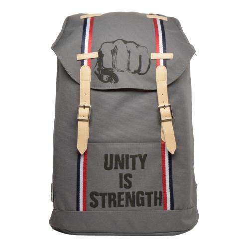 Рюкзак городской Сила в единстве, цвет серый