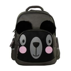 Рюкзак с эргономичной спинкой Панда моя!, цвет темно-серый