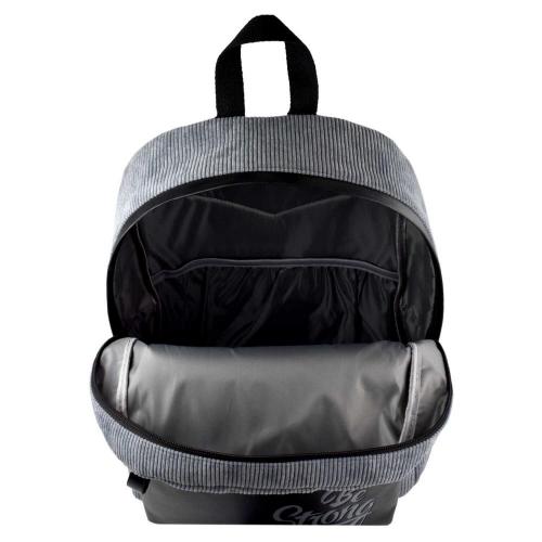 Рюкзак, серый, 28x41x13 см