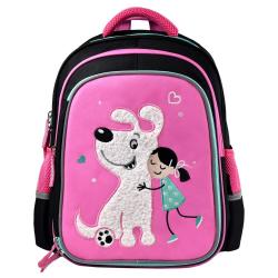 Рюкзак школьный Девочка с щенком