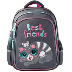 Рюкзак школьный Котик с мышкой