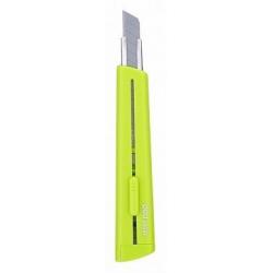 Нож канцелярский Deli, цвет зеленый, 18 мм, арт. E2038GREEN
