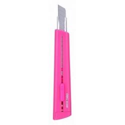 Нож канцелярский Deli, цвет розовый, арт. E2038PINK