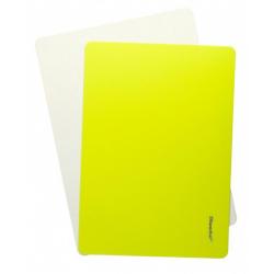 Доска для лепки Silwerhof Neon, прямоугольная, цвет желтый, А5, арт. 957006