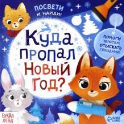 Книга с фонариком Куда пропал Новый год?