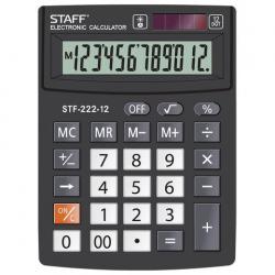 Калькулятор настольный STF-222, 12 разрядов, двойное питание, 138x103 мм