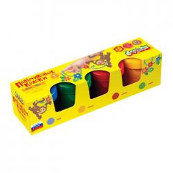 Краски пальчиковые для малышей, 110 мл (4 цвета)