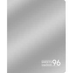 Тетрадь Чистое серебро, А5, 96 листов, клетка